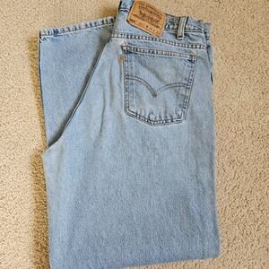 Vintage 1996 Orange Tab 560 Levi's loose fit tapered leg 36x32